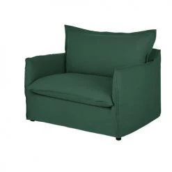 Maisons Du Monde Fauteuils Fauteuil Convertible En Lin Froissé Vert 2 Maisons Du Monde Fauteuils Fauteuil Convertible En Lin Froissé Vert -Fauteuils Shop fauteuil convertible en lin froisse vert 1000 11 35 221640 3