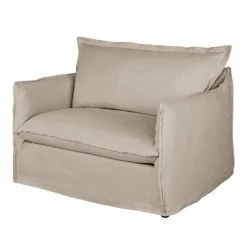 Maisons Du Monde Fauteuils Fauteuil Convertible En Lin Supérieur Beige -Fauteuils Shop fauteuil convertible en lin superieur beige 1000 15 25 221712 3