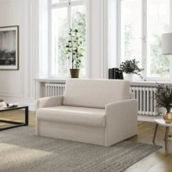 Usinestreet Fauteuils Fauteuil Convertible Express En Tissu Beige - Couchage 100x190 -Fauteuils Shop fauteuil convertible express en tissu beige couchage 100x190 3