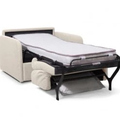 Usinestreet Fauteuils Fauteuil Convertible Express En Tissu Beige - Couchage 70x190 -Fauteuils Shop fauteuil convertible express en tissu beige couchage 70x190 4