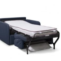 Usinestreet Fauteuils Fauteuil Convertible Express En Tissu Bleu Foncé - Couchage 70x190 -Fauteuils Shop fauteuil convertible express en tissu bleu fonce couchage 70x190 4