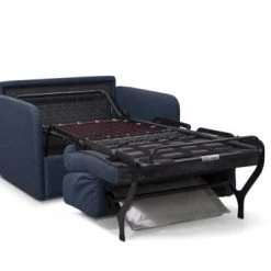 Usinestreet Fauteuils Fauteuil Convertible Express En Tissu Bleu Foncé - Couchage 70x190 -Fauteuils Shop fauteuil convertible express en tissu bleu fonce couchage 70x190 6