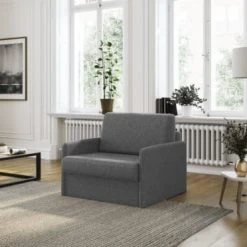 Usinestreet Fauteuils Fauteuil Convertible Express En Tissu Gris Foncé - Couchage 70x190 -Fauteuils Shop fauteuil convertible express en tissu gris fonce couchage 70x190 3
