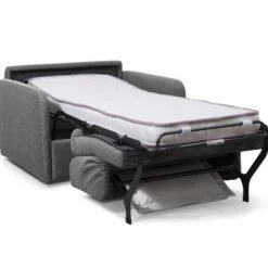 Usinestreet Fauteuils Fauteuil Convertible Express En Tissu Gris Foncé - Couchage 70x190 -Fauteuils Shop fauteuil convertible express en tissu gris fonce couchage 70x190 4