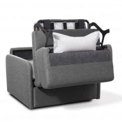 Usinestreet Fauteuils Fauteuil Convertible Express En Tissu Gris Foncé - Couchage 70x190 -Fauteuils Shop fauteuil convertible express en tissu gris fonce couchage 70x190 6