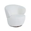 Oviala Fauteuils Fauteuil Cosy En Bouclette Blanc