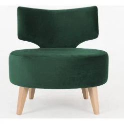 Custom Form Fauteuils Fauteuil Cosy Rembourré Tissu Couleur Vert Pieds Bois Clair 2 Custom Form Fauteuils Fauteuil Cosy Rembourré Tissu Couleur Vert Pieds Bois Clair -Fauteuils Shop fauteuil cosy rembourre tissu couleur vert pieds bois clair 2