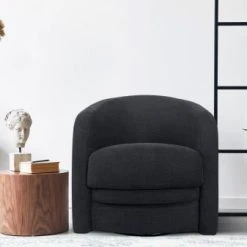 DIVA SALON Fauteuils Fauteuil Crapaud 1 Place En Tissu Bleu Marine 2 DIVA SALON Fauteuils Fauteuil Crapaud 1 Place En Tissu Bleu Marine -Fauteuils Shop fauteuil crapaud 1 place en tissu bleu marine 2