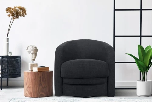 Fauteuil crapaud 1 place en tissu bleu marine DIVA SALON Fauteuils Fauteuil Crapaud 1 Place En Tissu Bleu Marine -Fauteuils Shop fauteuil crapaud 1 place en tissu bleu marine 2