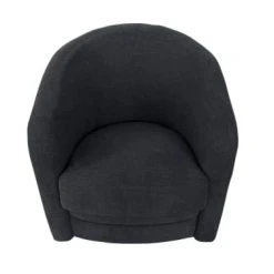 DIVA SALON Fauteuils Fauteuil Crapaud 1 Place En Tissu Bleu Marine 4 DIVA SALON Fauteuils Fauteuil Crapaud 1 Place En Tissu Bleu Marine -Fauteuils Shop fauteuil crapaud 1 place en tissu bleu marine 4