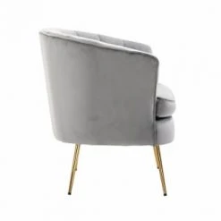 Baita Fauteuils Fauteuil Crapaud En Velours 1 Place Gris -Fauteuils Shop fauteuil crapaud en velours 1 place gris 9