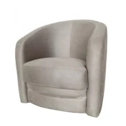 DIVA SALON Fauteuils Fauteuil Crapaud Pivotant 1 Place En Tissu Beige Crème 3 DIVA SALON Fauteuils Fauteuil Crapaud Pivotant 1 Place En Tissu Beige Crème -Fauteuils Shop fauteuil crapaud pivotant 1 place en tissu beige creme 3
