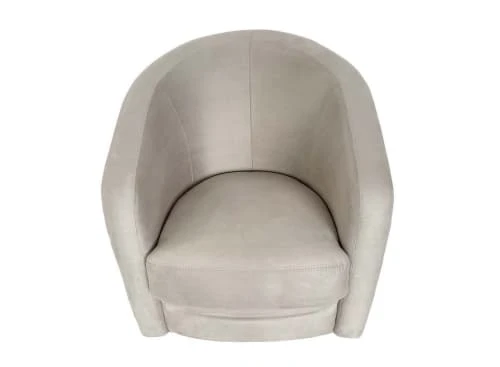 Fauteuil crapaud pivotant 1 place en tissu beige crème DIVA SALON Fauteuils Fauteuil Crapaud Pivotant 1 Place En Tissu Beige Crème -Fauteuils Shop fauteuil crapaud pivotant 1 place en tissu beige creme 5