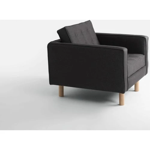 Fauteuil cubique rembourré en tissu couleur gris anthracite Custom Form Fauteuils Fauteuil Cubique Rembourré En Tissu Couleur Gris Anthracite -Fauteuils Shop fauteuil cubique rembourre en tissu couleur gris anthracite 3