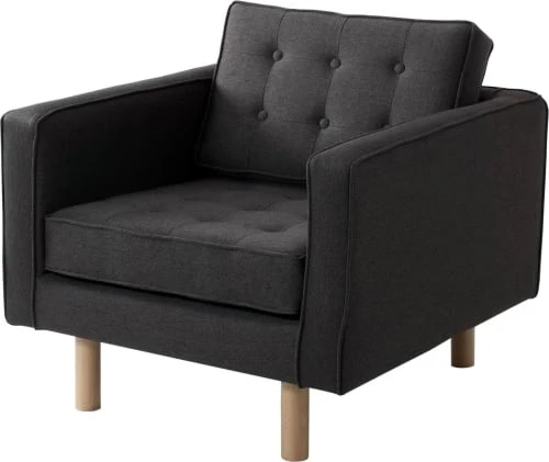 Fauteuil cubique rembourré en tissu couleur gris anthracite Custom Form Fauteuils Fauteuil Cubique Rembourré En Tissu Couleur Gris Anthracite -Fauteuils Shop fauteuil cubique rembourre en tissu couleur gris anthracite