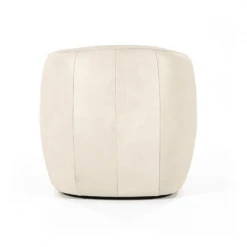 Meubles & Design Fauteuils Fauteuil Cuir Rond Design Blanc -Fauteuils Shop fauteuil cuir rond design blanc 4
