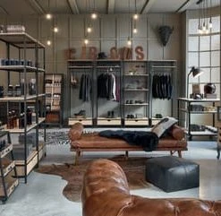 Maisons Du Monde Chaises De Bureau Fauteuil De Bureau En Textile Enduit Marron Vieilli -Fauteuils Shop fauteuil de bureau en textile enduit marron vieilli 1000 3 37 165923 9