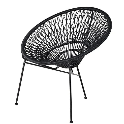 Fauteuil de jardin empilable en fil de résine et métal noir Maisons Du Monde Fauteuils De Jardin Fauteuil De Jardin Empilable En Fil De Résine Et Métal Noir -Fauteuils Shop fauteuil de jardin empilable en fil de resine et metal noir 1000 2 40 164409 1