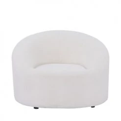 Drawer Fauteuils Fauteuil Design En Bouclette Ivoire -Fauteuils Shop fauteuil design en bouclette ivoire 2