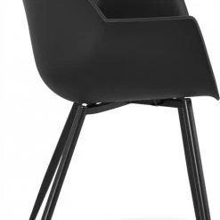 Kokoon Design Fauteuils Fauteuil Design En Résine Noir Avec Accoudoirs 2 Kokoon Design Fauteuils Fauteuil Design En Résine Noir Avec Accoudoirs -Fauteuils Shop fauteuil design en resine noir avec accoudoirs 2