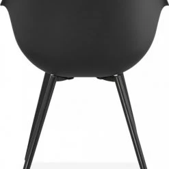 Kokoon Design Fauteuils Fauteuil Design En Résine Noir Avec Accoudoirs 4 Kokoon Design Fauteuils Fauteuil Design En Résine Noir Avec Accoudoirs -Fauteuils Shop fauteuil design en resine noir avec accoudoirs 3