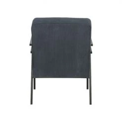 Woood Fauteuils Fauteuil Design Scandinave Accoudoirs Bois Bleu Ocean -Fauteuils Shop fauteuil design scandinave accoudoirs bois bleu ocean 3