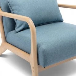 Alice's Garden Fauteuils Fauteuil En Bois Avec Tissu Vert D'eau 65x 80x79cm 3 Alice's Garden Fauteuils Fauteuil En Bois Avec Tissu Vert D'eau 65x 80x79cm -Fauteuils Shop fauteuil en bois avec tissu vert d eau 65x 80x79cm 3