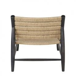 Maisons Du Monde Fauteuils Fauteuil En Bois De Manguier Noir Et Sisal -Fauteuils Shop fauteuil en bois de manguier noir et sisal 1000 2 2 225830 3