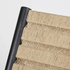 Maisons Du Monde Fauteuils Fauteuil En Bois De Manguier Noir Et Sisal -Fauteuils Shop fauteuil en bois de manguier noir et sisal 1000 2 2 225830 4