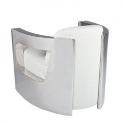 Now’s Home Fauteuils Fauteuil En Cuir Blanc Structure En Acier Inoxydable 3 Now’s Home Fauteuils Fauteuil En Cuir Blanc Structure En Acier Inoxydable -Fauteuils Shop fauteuil en cuir blanc structure en acier inoxydable 3