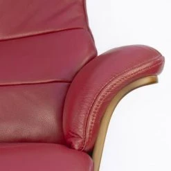 My New Design Fauteuils Fauteuil En Cuir Et Bois Chêne Naturel - Cuir Rouge 4 My New Design Fauteuils Fauteuil En Cuir Et Bois Chêne Naturel - Cuir Rouge -Fauteuils Shop fauteuil en cuir et bois chene naturel cuir rouge 4