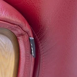 My New Design Fauteuils Fauteuil En Cuir Et Bois Chêne Naturel - Cuir Rouge 5 My New Design Fauteuils Fauteuil En Cuir Et Bois Chêne Naturel - Cuir Rouge -Fauteuils Shop fauteuil en cuir et bois chene naturel cuir rouge 5