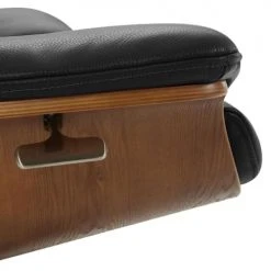 My New Design Fauteuils Fauteuil En Cuir Et Chêne Naturel - Cuir Noir 3 My New Design Fauteuils Fauteuil En Cuir Et Chêne Naturel - Cuir Noir -Fauteuils Shop fauteuil en cuir et chene naturel cuir noir 3