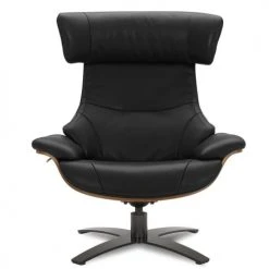 My New Design Fauteuils Fauteuil En Cuir Et Chêne Naturel - Cuir Noir 4 My New Design Fauteuils Fauteuil En Cuir Et Chêne Naturel - Cuir Noir -Fauteuils Shop fauteuil en cuir et chene naturel cuir noir 4