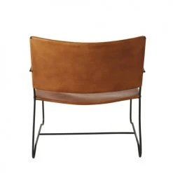 Maisons Du Monde Fauteuils Fauteuil En Cuir Marron -Fauteuils Shop fauteuil en cuir marron 1000 2 10 199106 3