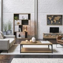 Maisons Du Monde Fauteuils Fauteuil En Cuir Marron -Fauteuils Shop fauteuil en cuir marron 1000 6 1 175973 11