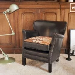 PIB Fauteuils Fauteuil En Cuir Marron -Fauteuils Shop fauteuil en cuir marron 3