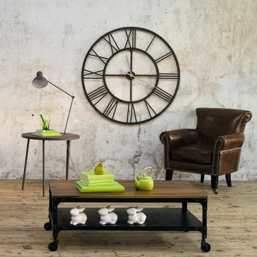 Fauteuil en cuir marron effet vieilli Maisons Du Monde Fauteuils Fauteuil En Cuir Marron Effet Vieilli -Fauteuils Shop fauteuil en cuir marron effet vieilli 1000 9 24 104984 8