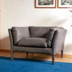 PIB Fauteuils Fauteuil En Cuir Pleine Fleur Gris 2 PIB Fauteuils Fauteuil En Cuir Pleine Fleur Gris -Fauteuils Shop fauteuil en cuir pleine fleur gris 2