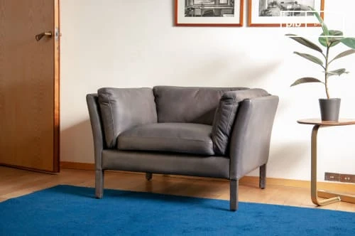 Fauteuil en cuir pleine fleur gris PIB Fauteuils Fauteuil En Cuir Pleine Fleur Gris -Fauteuils Shop fauteuil en cuir pleine fleur gris 2