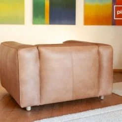 PIB Fauteuils Fauteuil En Cuir Pleine Fleur Marron 2 PIB Fauteuils Fauteuil En Cuir Pleine Fleur Marron -Fauteuils Shop fauteuil en cuir pleine fleur marron 2