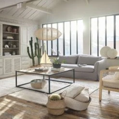 Maisons Du Monde Fauteuils Fauteuil En Frêne Avec Coussins En Coton Beige 4 Maisons Du Monde Fauteuils Fauteuil En Frêne Avec Coussins En Coton Beige -Fauteuils Shop fauteuil en frene avec coussins en coton beige 1000 3 21 210310 6