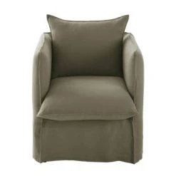 Maisons Du Monde Fauteuils Fauteuil En Lin Supérieur Blanc 5 Maisons Du Monde Fauteuils Fauteuil En Lin Supérieur Blanc -Fauteuils Shop fauteuil en lin froisse vert kaki louvain 1000 12 29 201462 1 2