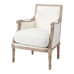 Maisons Du Monde Fauteuils Fauteuil En Lin -Fauteuils Shop fauteuil en lin ivoire casanova 1000 0 23 132617 1