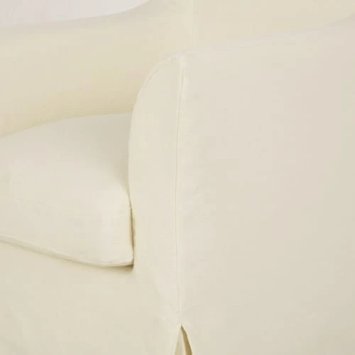 Fauteuil en lin ivoire effet vieilli Maisons Du Monde Fauteuils Fauteuil En Lin Ivoire Effet Vieilli -Fauteuils Shop fauteuil en lin ivoire effet vieilli 1000 10 12 201732 3