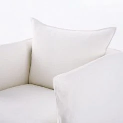 Maisons Du Monde Fauteuils Fauteuil En Lin Supérieur Blanc 2 Maisons Du Monde Fauteuils Fauteuil En Lin Supérieur Blanc -Fauteuils Shop fauteuil en lin superieur blanc 1000 11 4 221691 3