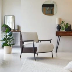 Tikamoon Fauteuils Fauteuil En Mindi Et Tissu