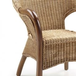 MOYCOR Fauteuils Fauteuil En Rotin Et Bois Marron -Fauteuils Shop fauteuil en rotin et bois marron 2