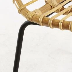 Maisons Du Monde Fauteuils Et Poufs Enfant Fauteuil En Rotin Et Métal Noir -Fauteuils Shop fauteuil en rotin et metal noir 1000 12 30 181045 5