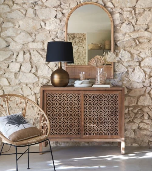 Fauteuil en rotin et métal noir Maisons Du Monde Fauteuils Fauteuil En Rotin Et Métal Noir -Fauteuils Shop fauteuil en rotin et metal noir 1000 14 15 222153 6